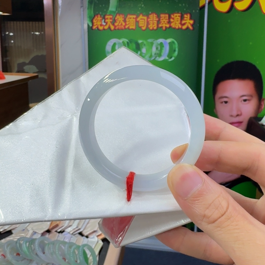 ***翡翠手镯未镶嵌纯天然缅甸翡翠a货