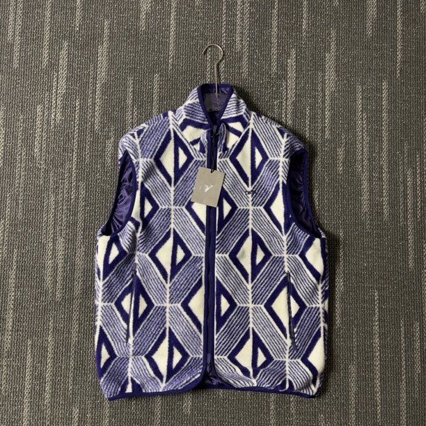 未使用 DIOR/迪奥 植绒CD满印双面穿马甲/尺码L/3234