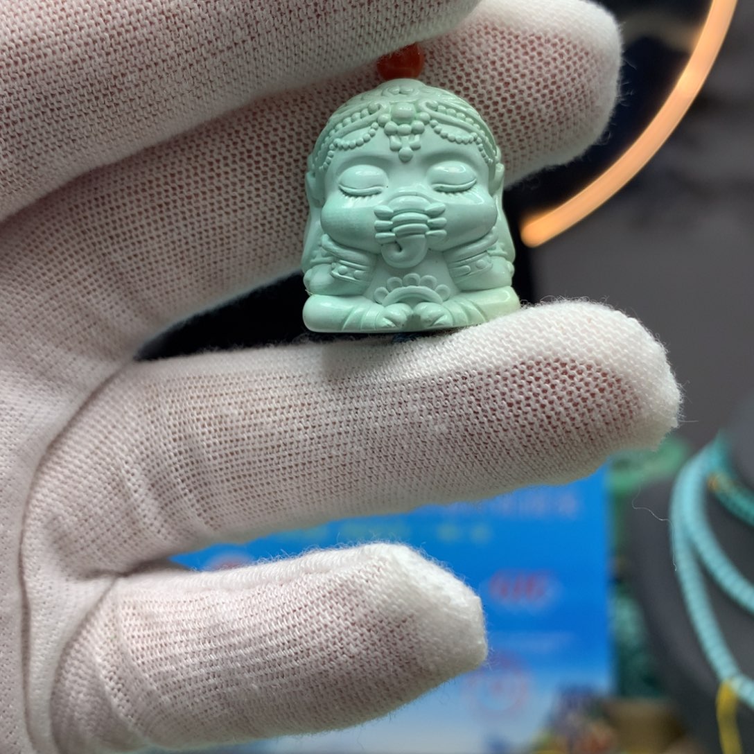 绿松石挂件未镶嵌