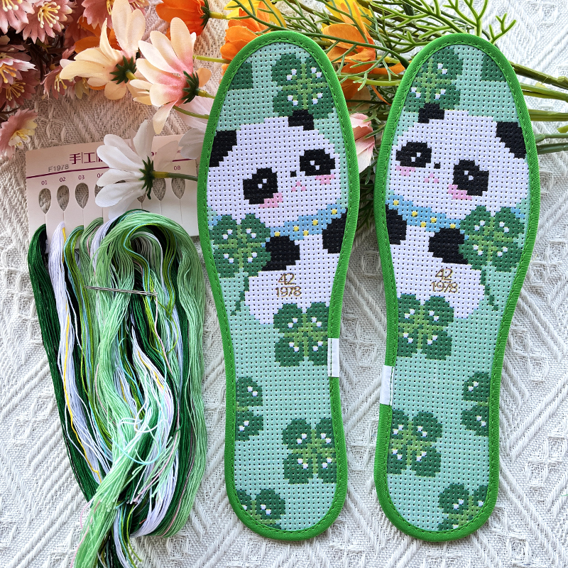 七层棉布十字绣鞋垫带针线半成品鞋垫手工刺绣不褪色2025年新款垫