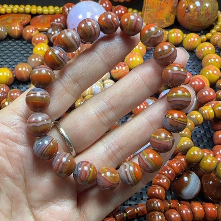 大***扬玛瑙/玉髓未镶嵌手串