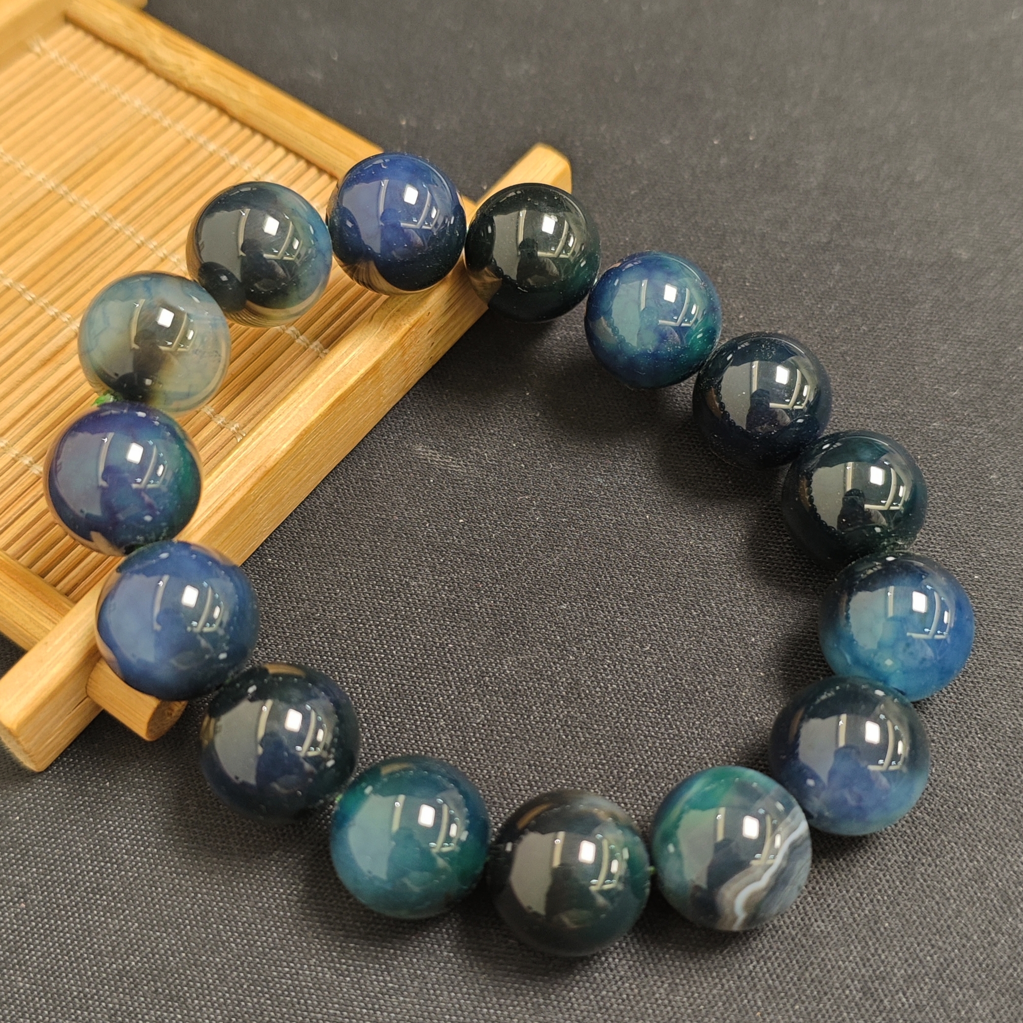 原矿甘纹草手串40(多样性发)