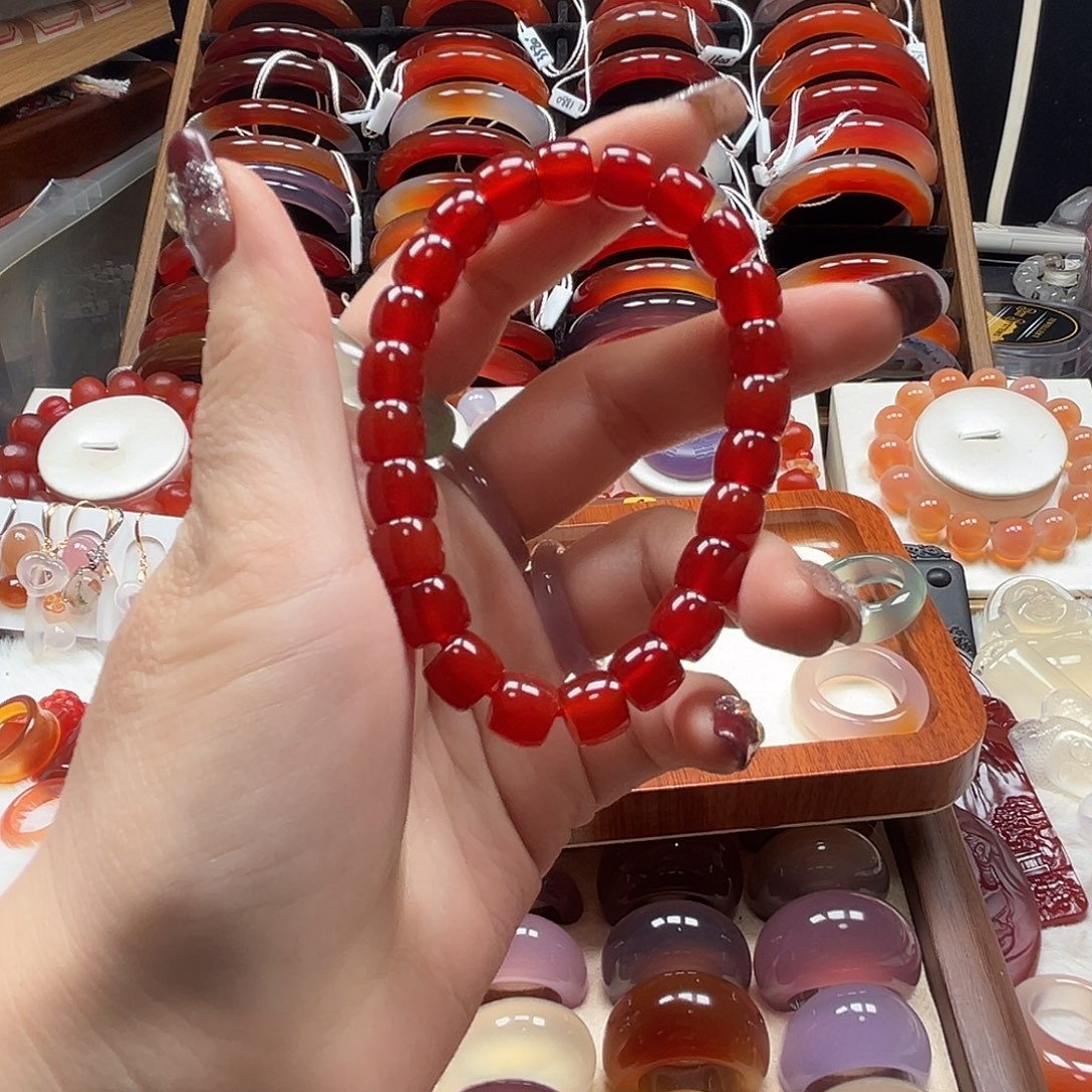 追***尚玛瑙/玉髓未镶嵌戒指