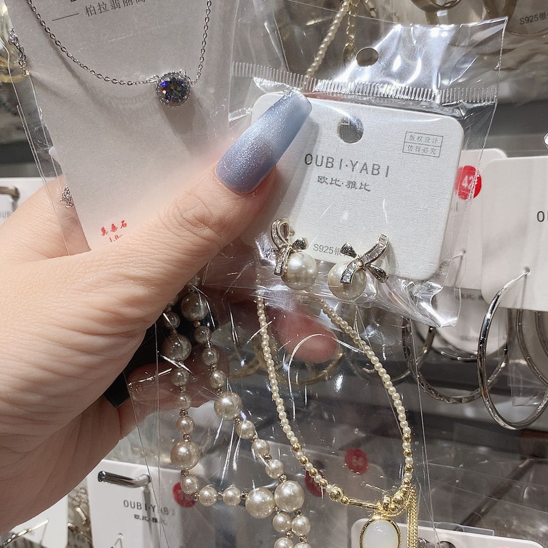 锆石纯铜合金珍珠银饰