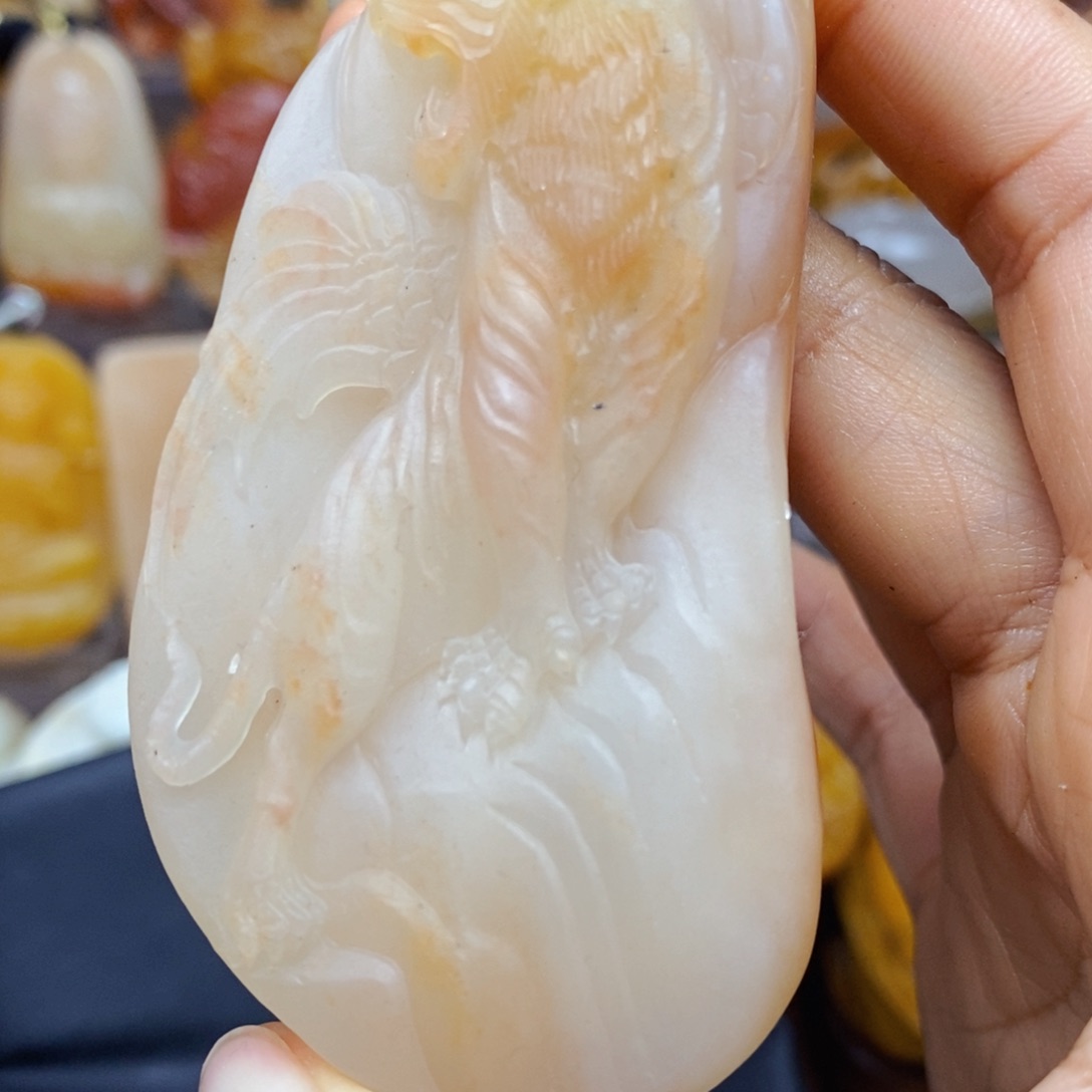 石英质玉颈饰未镶嵌