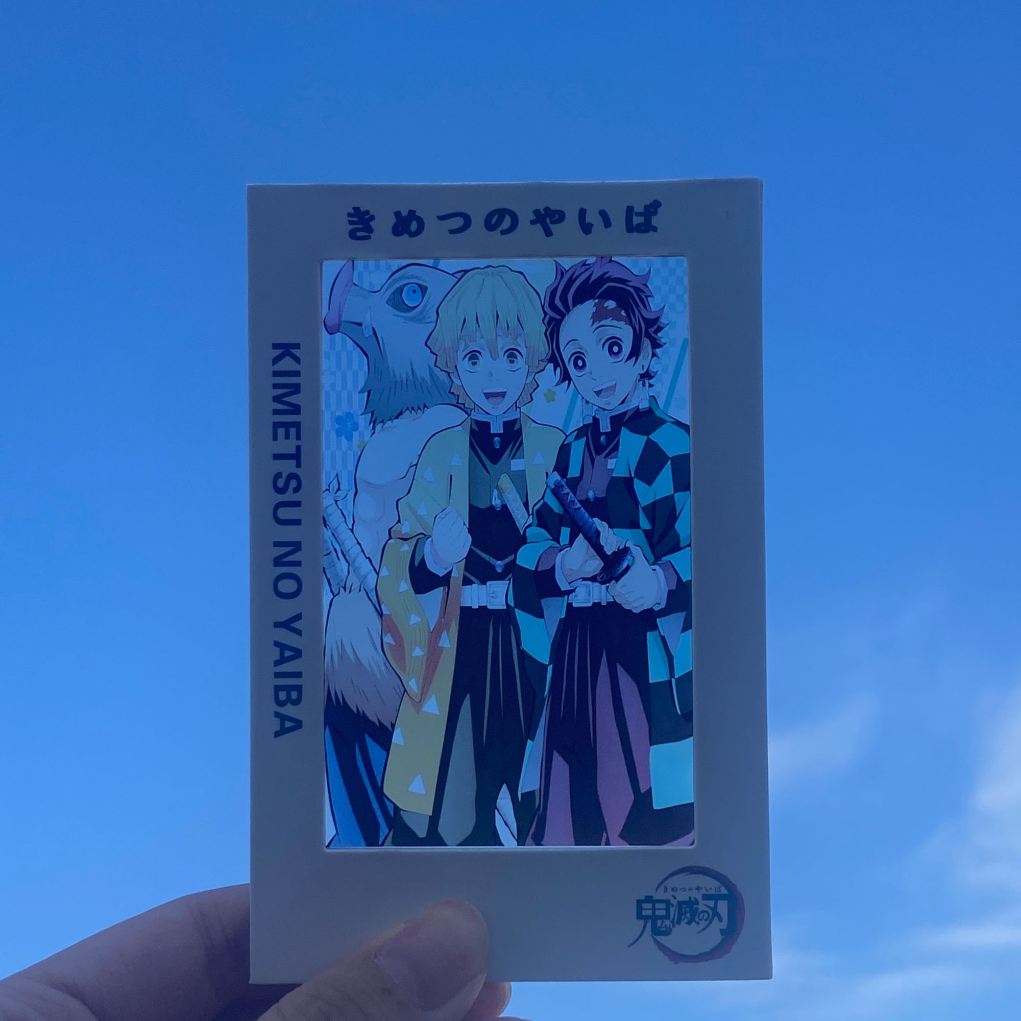 【开播浮浮】鬼灭之刃大尺寸光影透光反转胶片二创动漫周边收藏卡