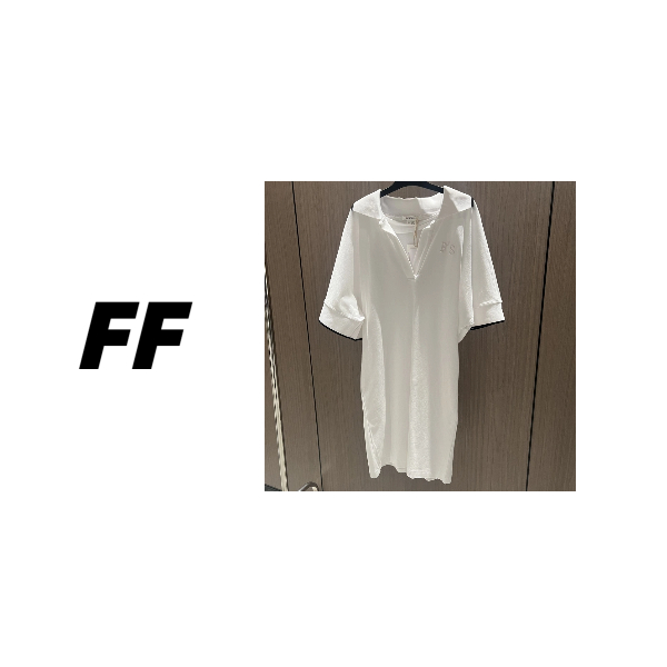 【B50112】春夏新款学院风显瘦V领Polo连衣裙