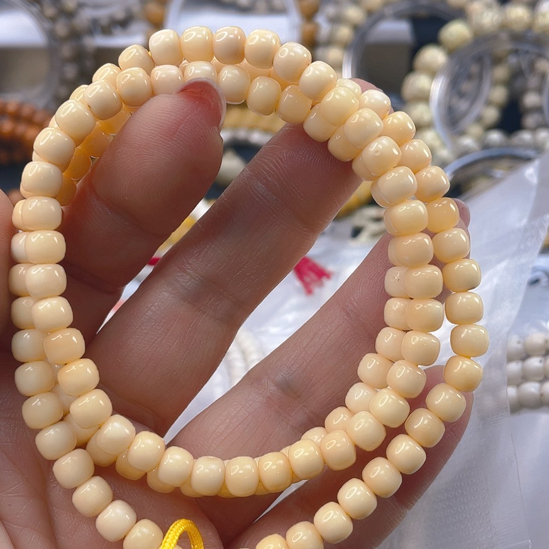 白玉菩提吊坠龙脊菩提尺寸5.7