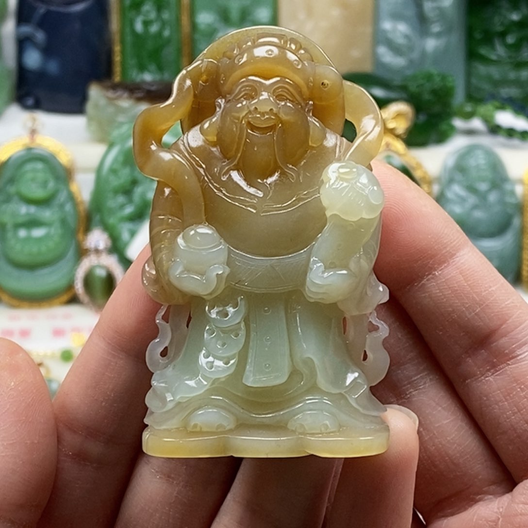和田玉（糖玉）颈饰未镶嵌