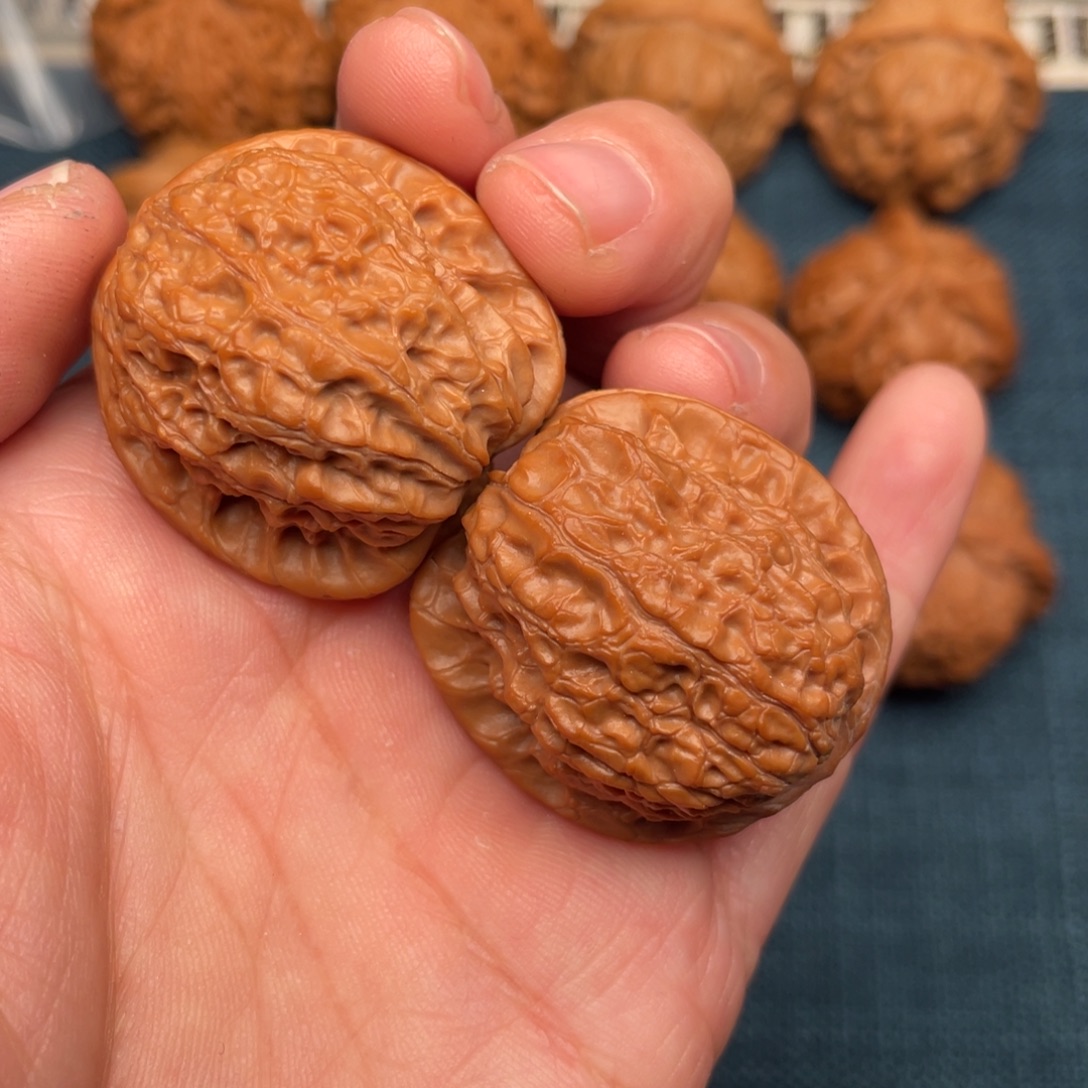 D***d把件文玩核桃33全品全家福血麒麟