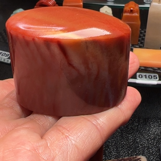 老挝石仁**者水波冻闲章