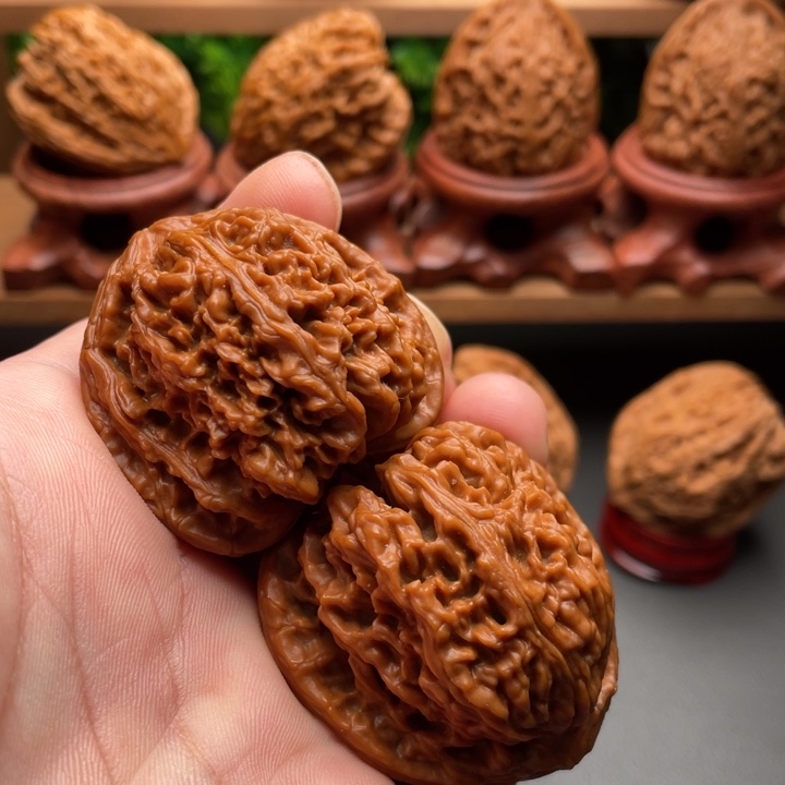 把件文玩核桃南将石