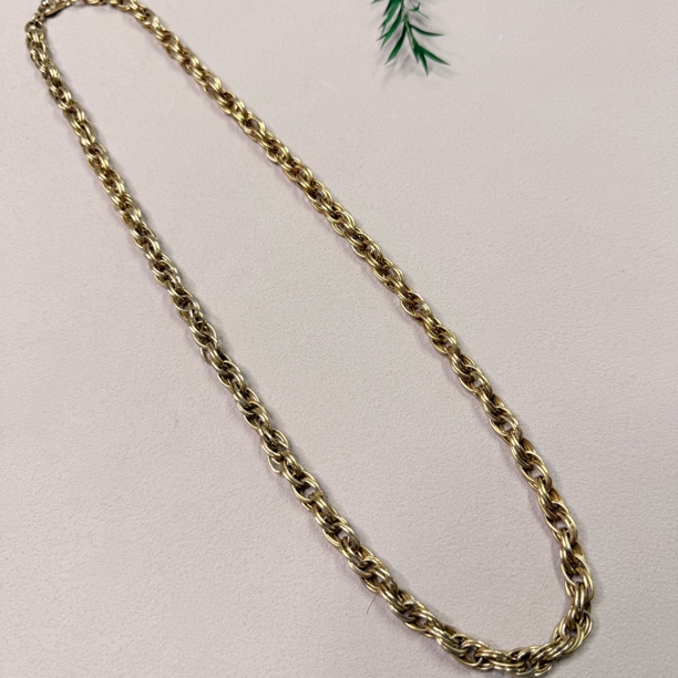 铜合金项链 【六六中古】孤品复古项链ty0214链长38