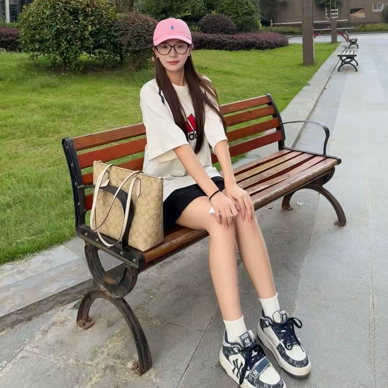 2025 Chunky Liner 潮奢海军蓝休闲鞋学长鞋中帮 男女板鞋