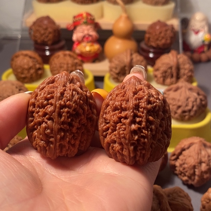 文玩核桃吊坠36大蒜头