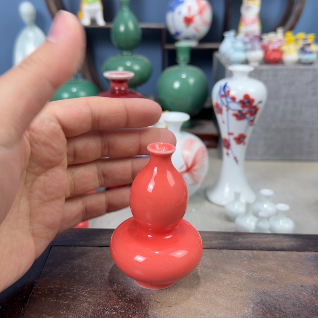 陶瓷手工小花器摆件