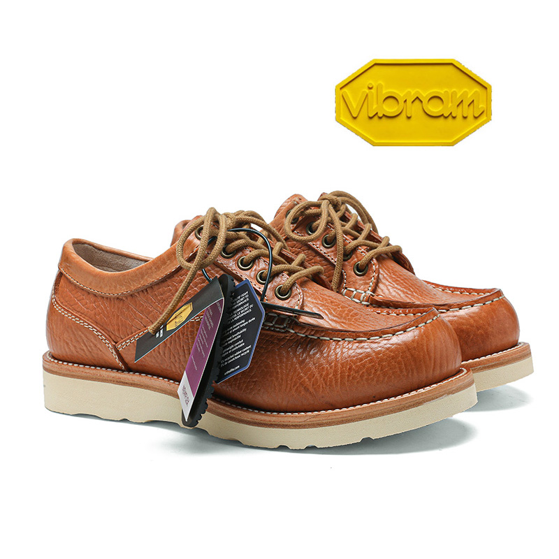 15563 马皮 低帮 固特异工艺工装靴  Vibram工装鞋 低帮皮鞋 板鞋