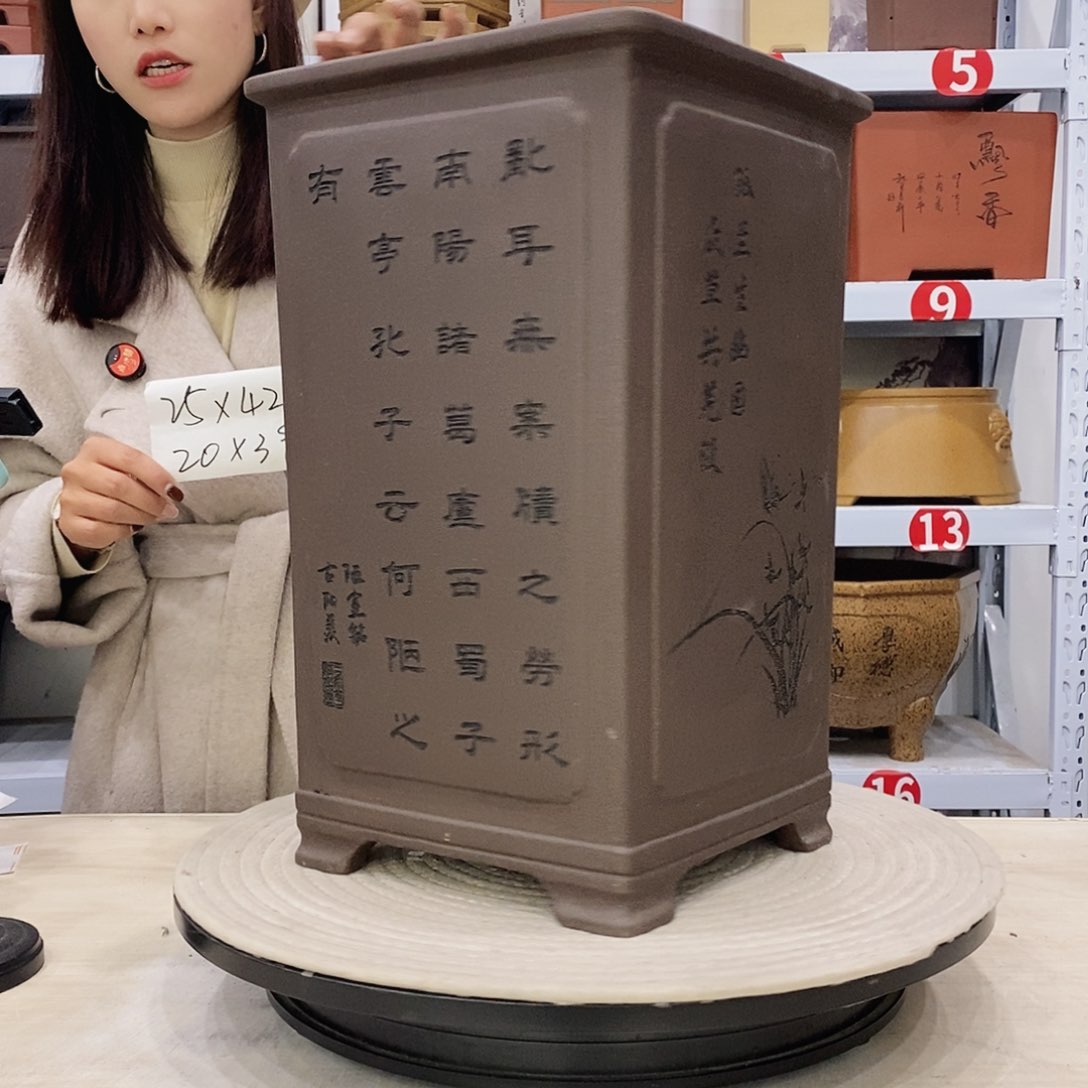 紫砂花盆紫砂花盆