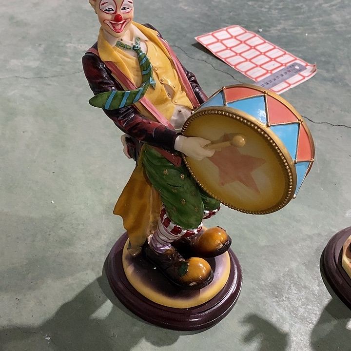 树脂制品小丑摆件