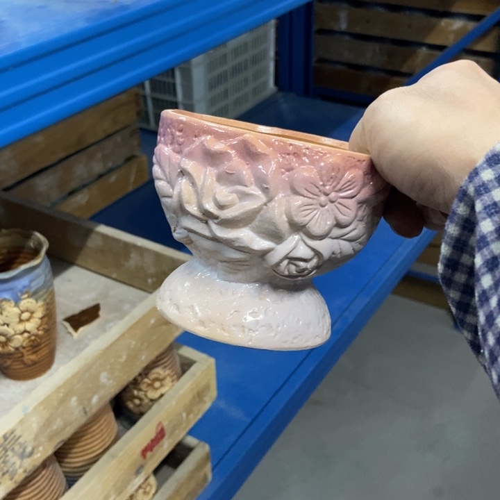 陶瓷花盆单场满9.9发10*8.5