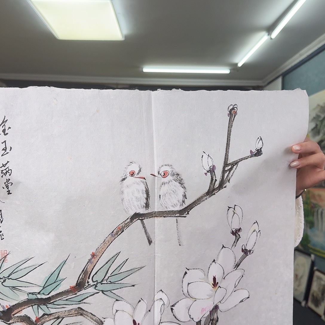 纯手绘国画作品作品