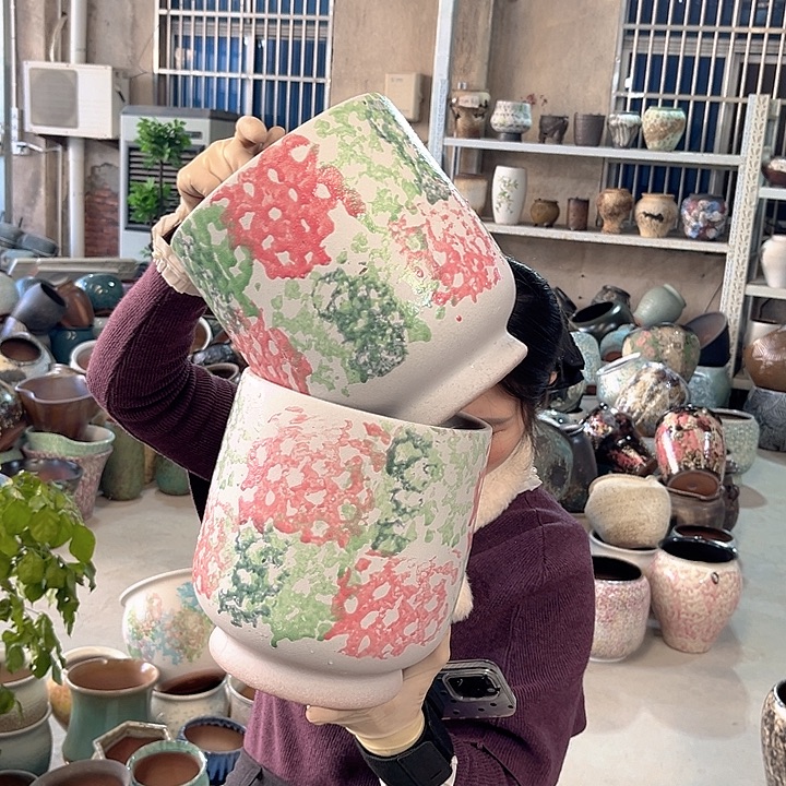 正品口19高22花盆……