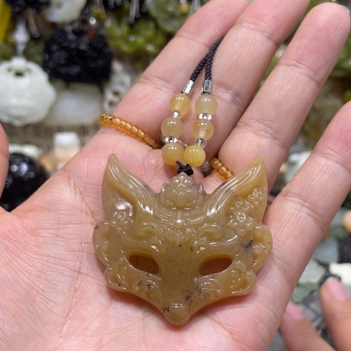 【闪购商品】岫玉颈饰未镶嵌43吊坠