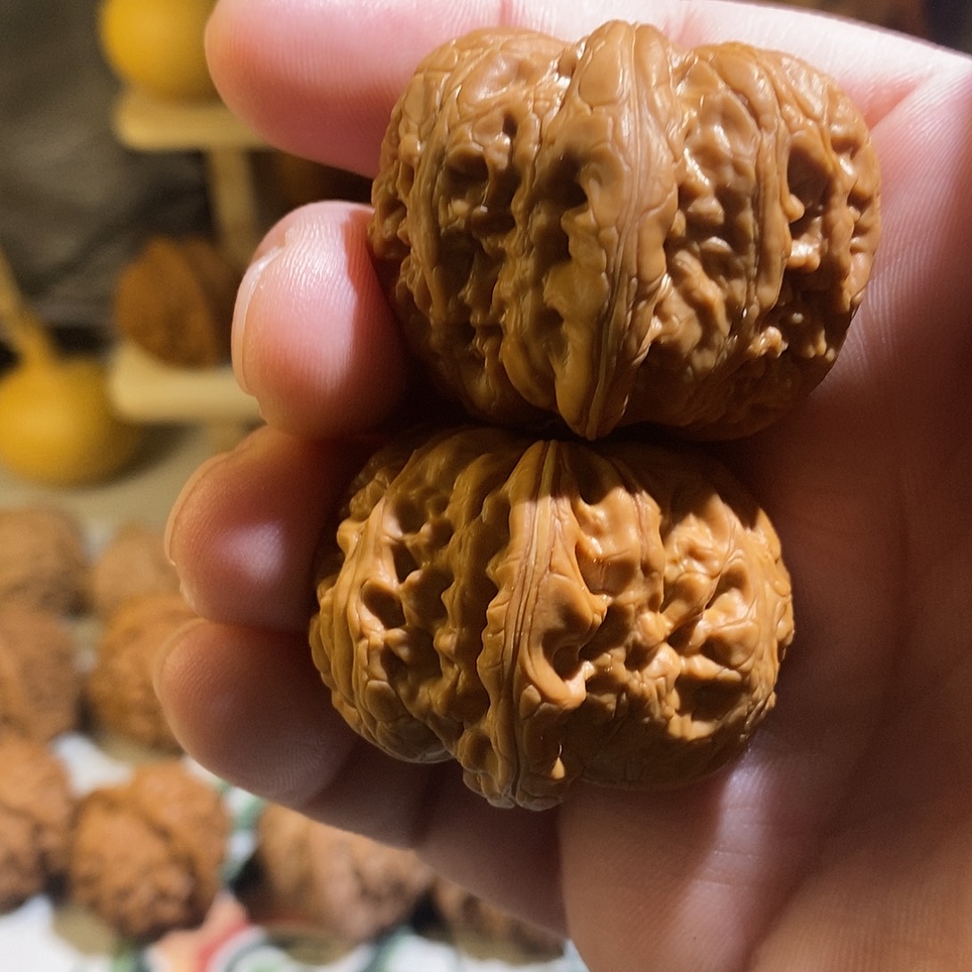 文玩核桃把件41.5尺元宝