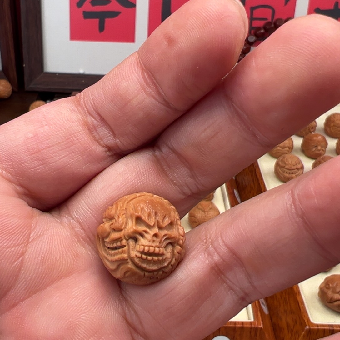 峰***多手串/手链核桃骷髅恶僧系列单颗18大+