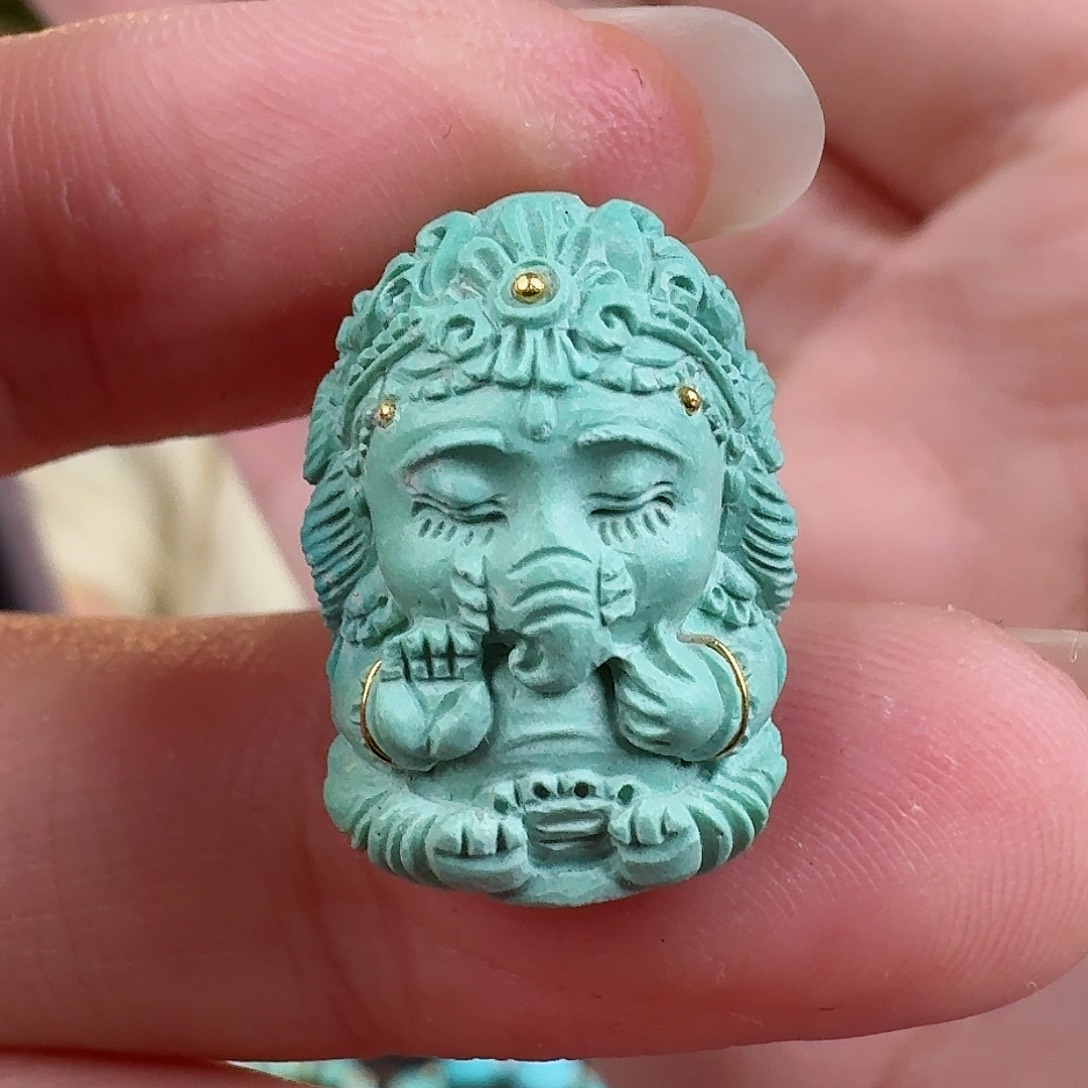 绿松石珠宝奇石未镶嵌