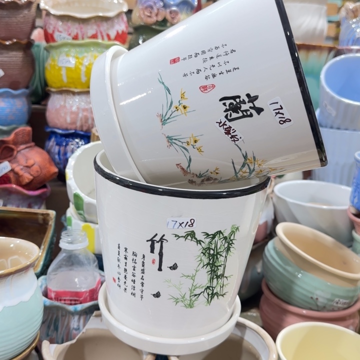 凑9块包邮，有孔，花盆
