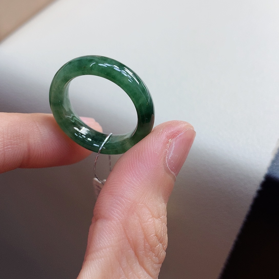 翡翠戒指未镶嵌15号
