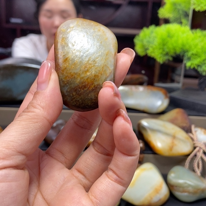 飞***和田玉未镶嵌挂件