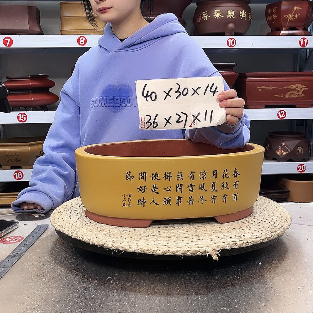 紫砂花盆紫砂花盆