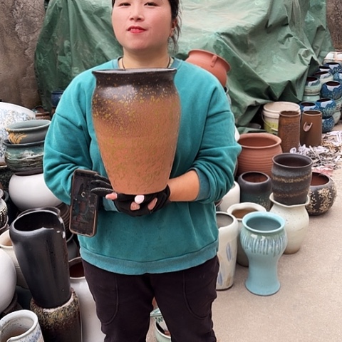 口20高29瑕疵盆子 