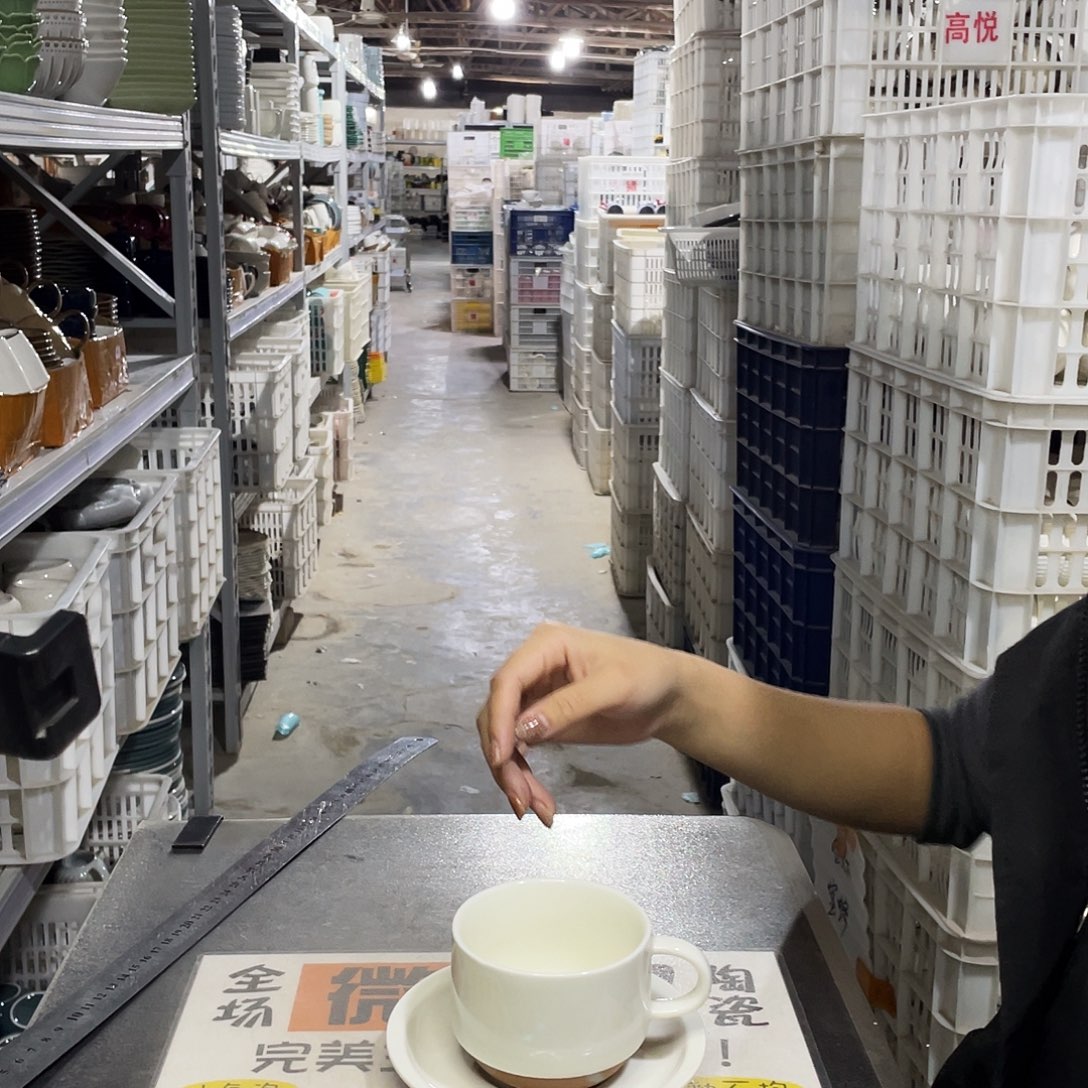 瓷片068             4杯4碟