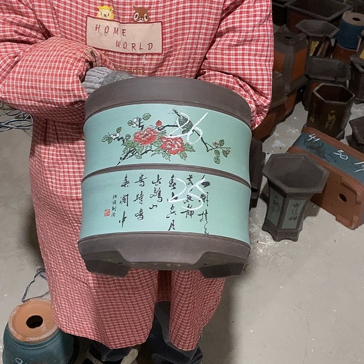 紫砂花盆紫砂花盆