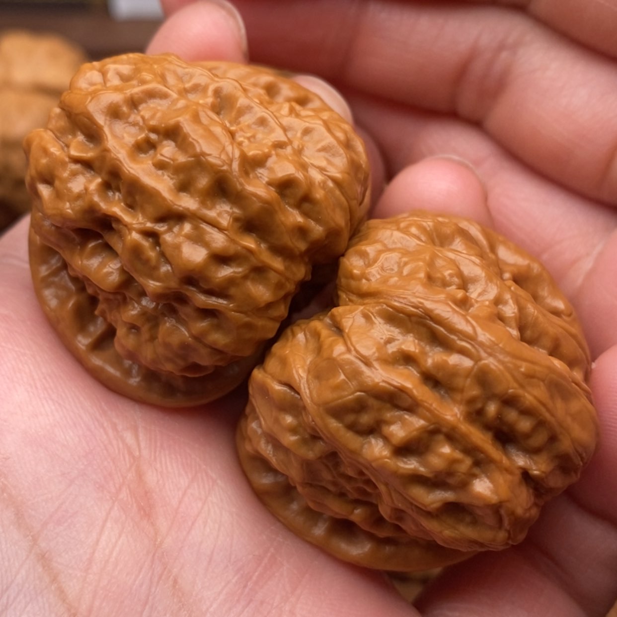 【闪购商品】文玩核桃把件边37左右