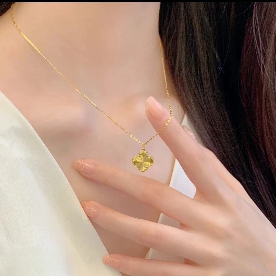  【昕昕专属福利】合金项链璀璨四叶草FR15