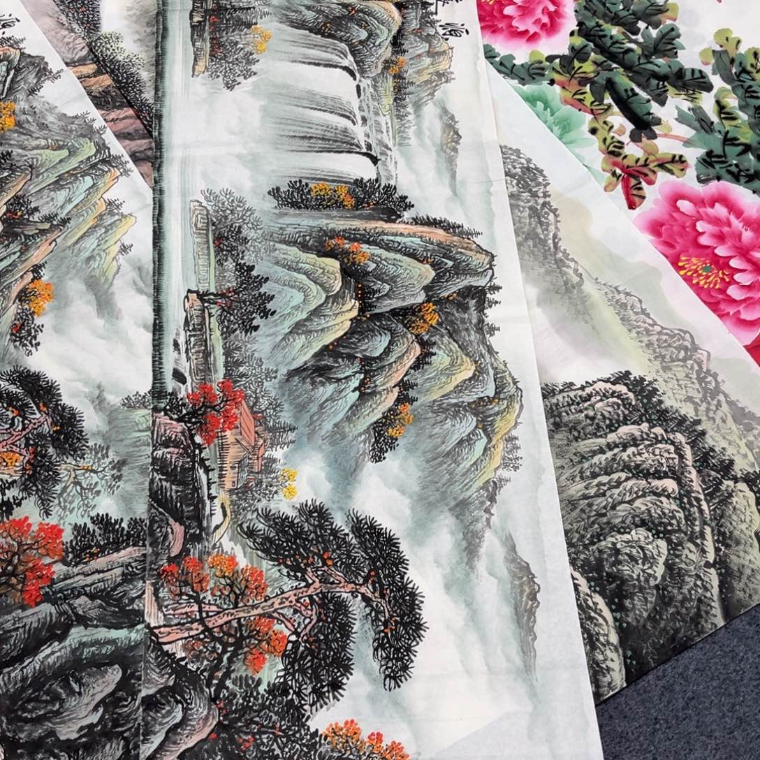 *****国画国画山水作品