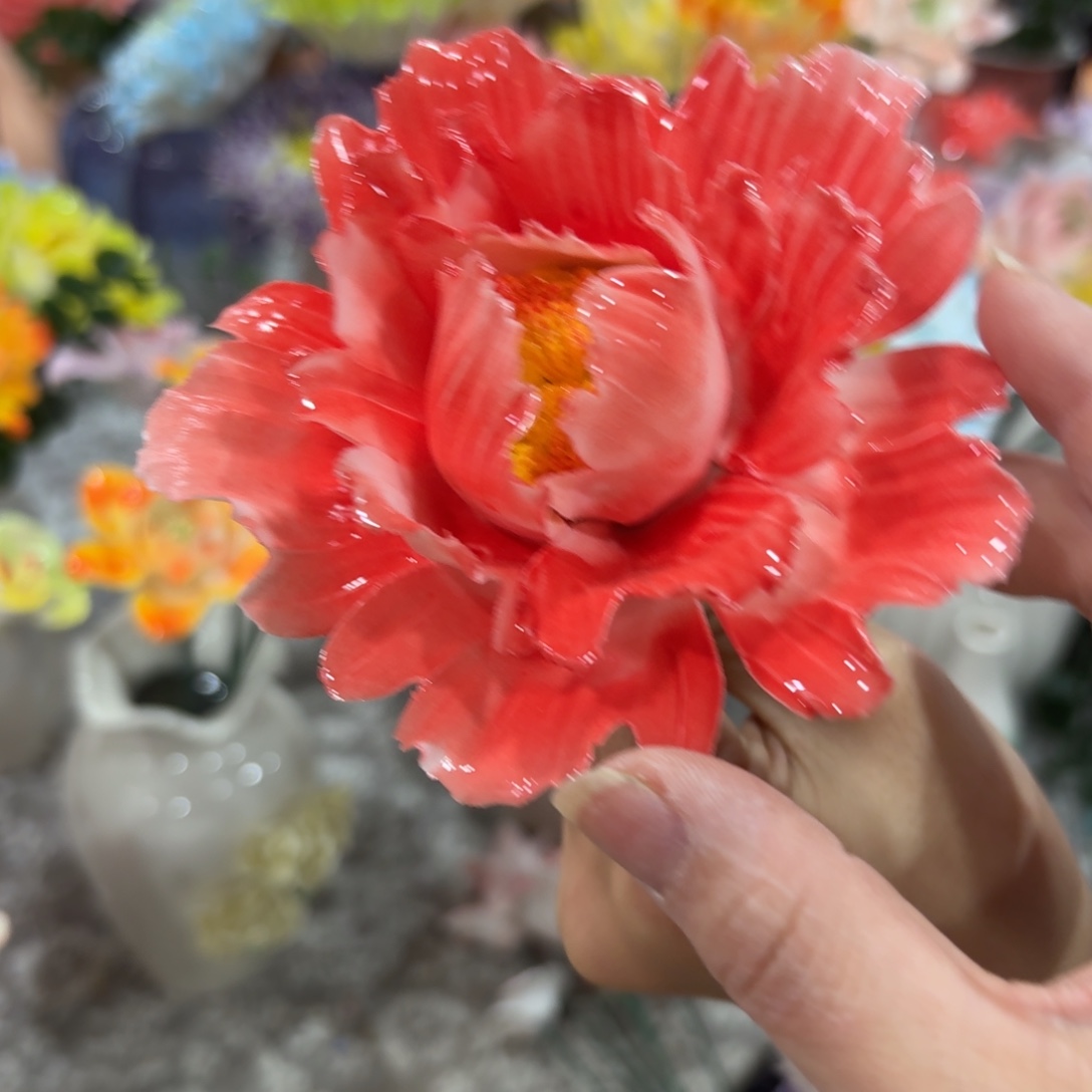 陶瓷花拍满20元发货退款的拉黑