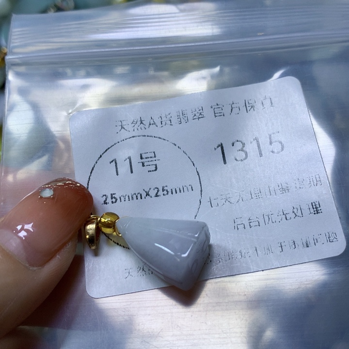 翡翠颈饰未镶嵌翡翠