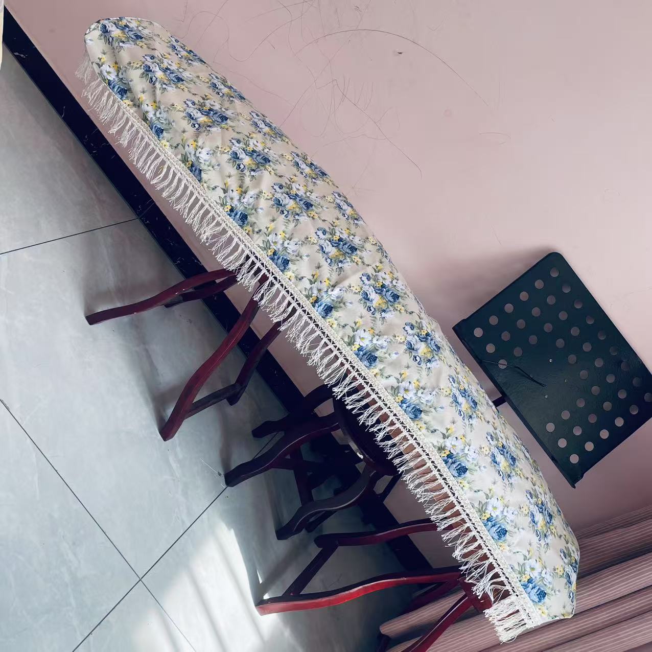 古筝防尘罩布复古布艺田园小碎花古筝罩遮尘布古筝盖布加厚包邮