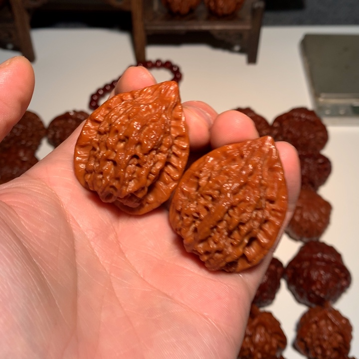 王***龙桃核吊坠鸡心7WCH#00#