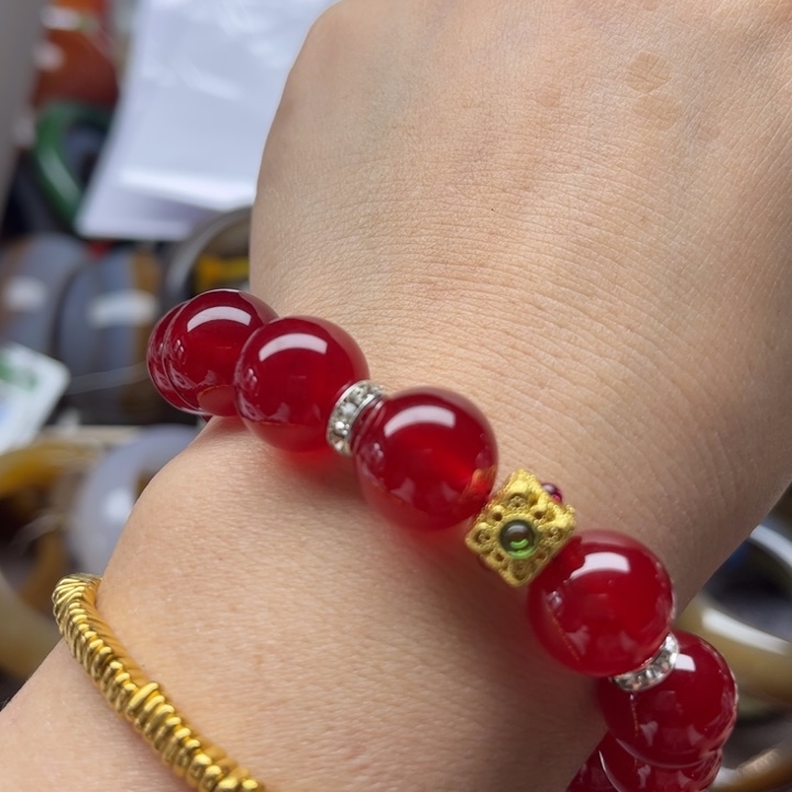 玛瑙/玉髓手链未镶嵌鸿**业