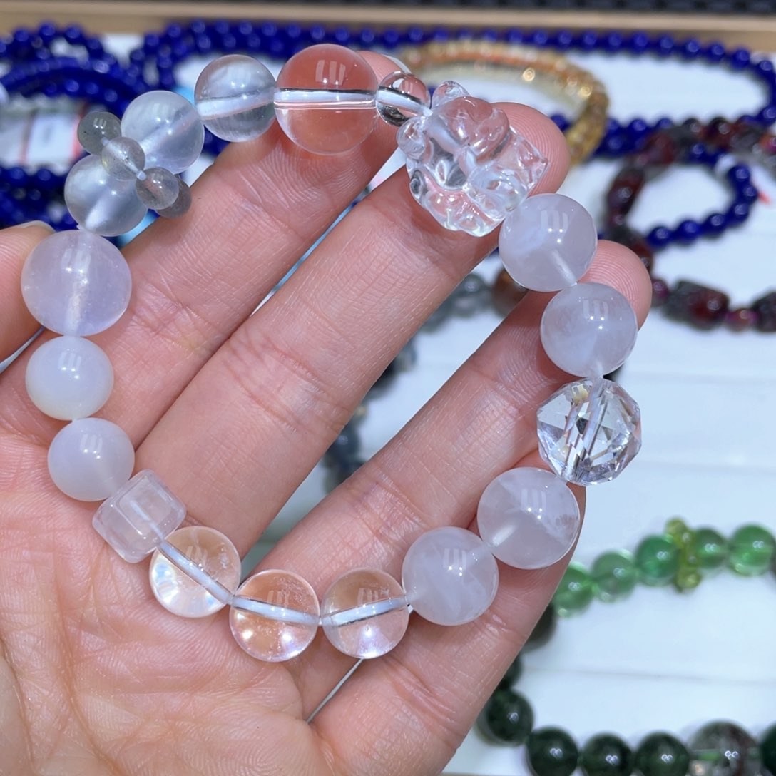 水晶手链未镶嵌手串