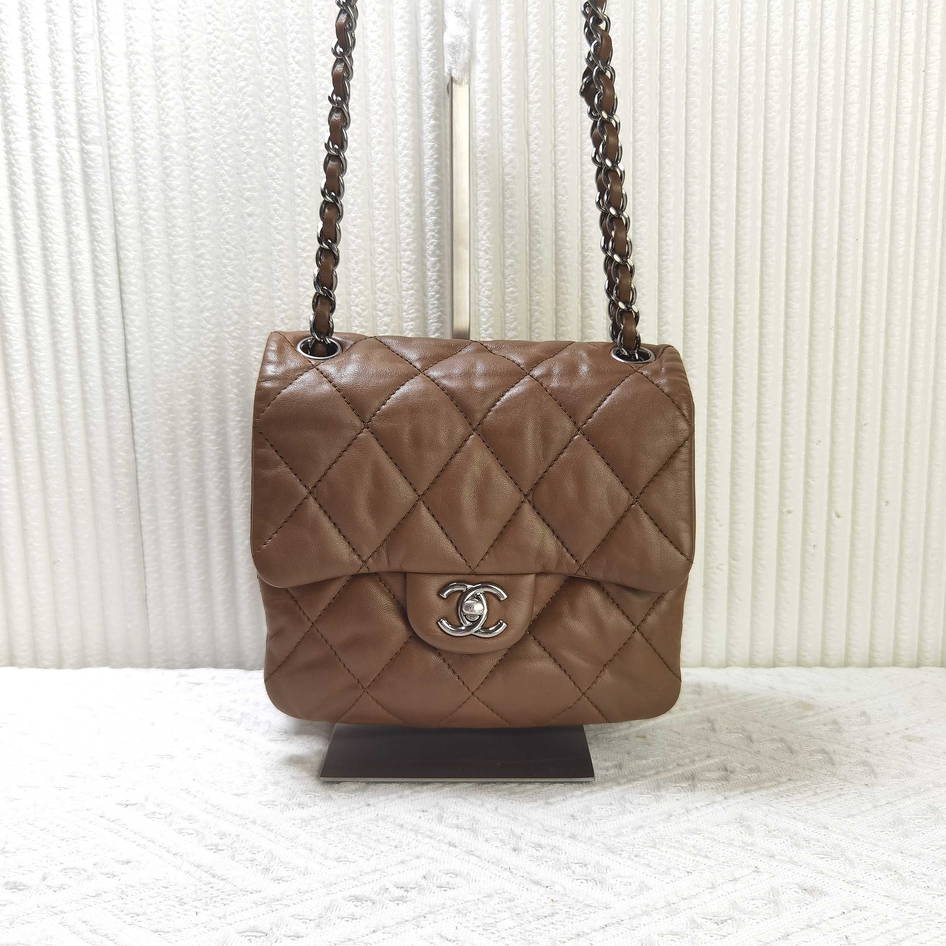 95新 Chanel/香奈儿 CHANEL香奈儿11A方胖子斜挎包