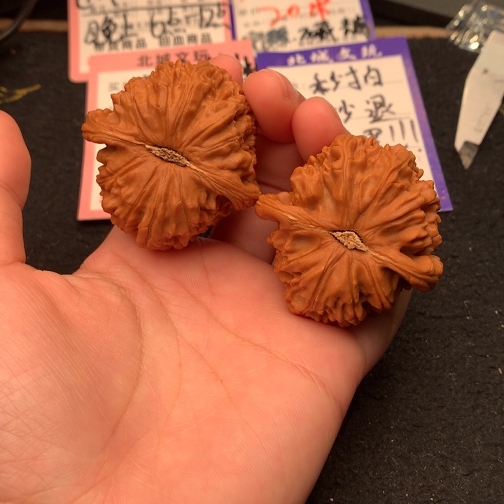 文玩核桃吊坠27号44白狮子