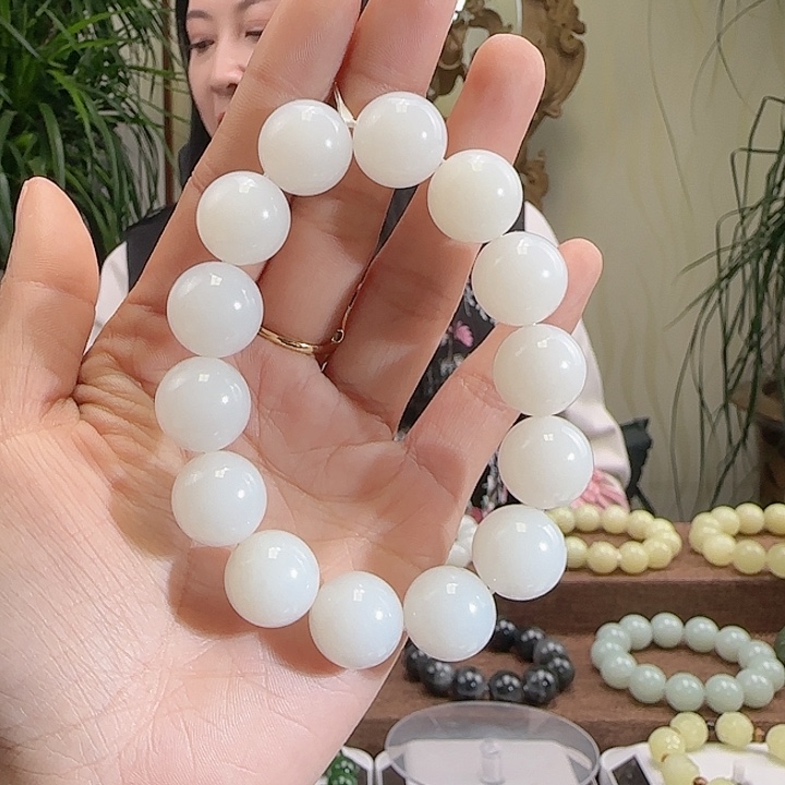 和田玉手链未镶嵌风*戒