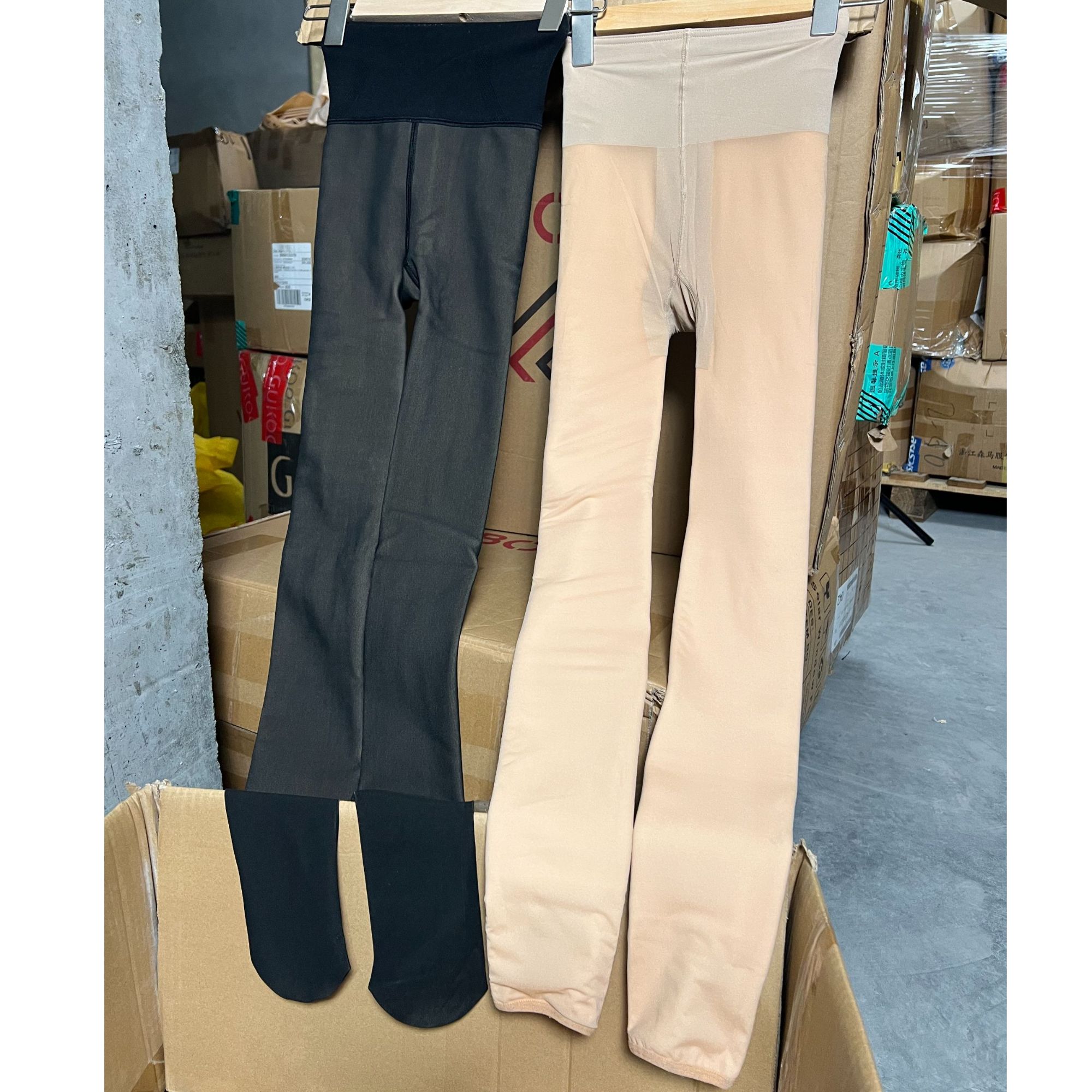 光腿神器踩脚连脚长款短款薄绒厚绒超厚绒